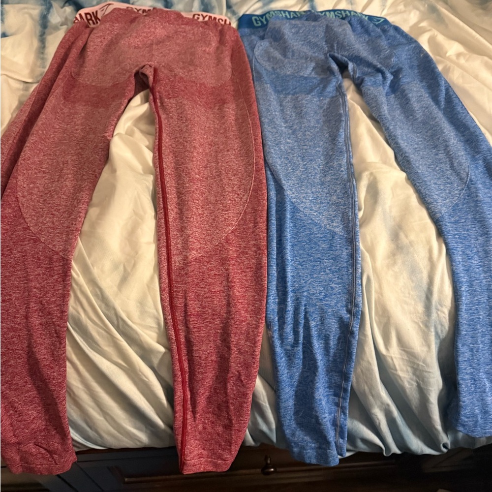 Gymshark Red and Blue Leggings